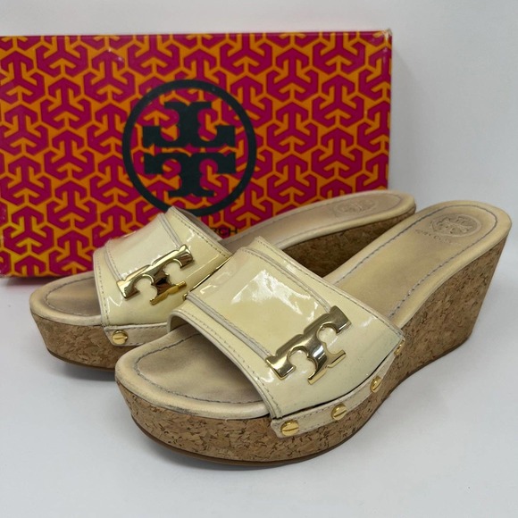 Tory Burch Patti Mid Wedge - Picture 1 of 9